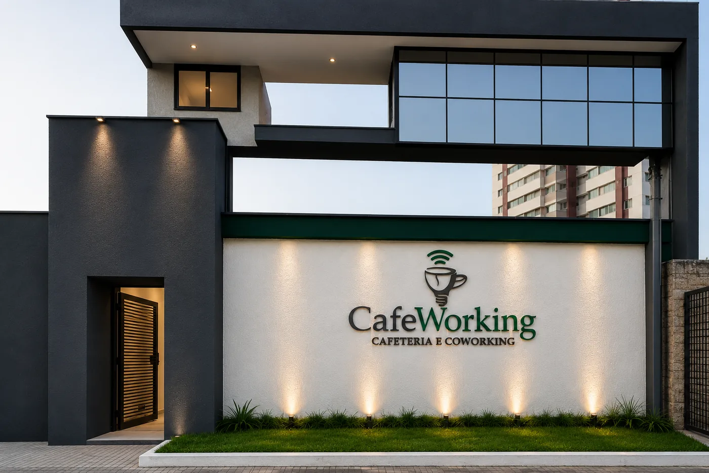 Fachada CafeWorking Luxemburgo