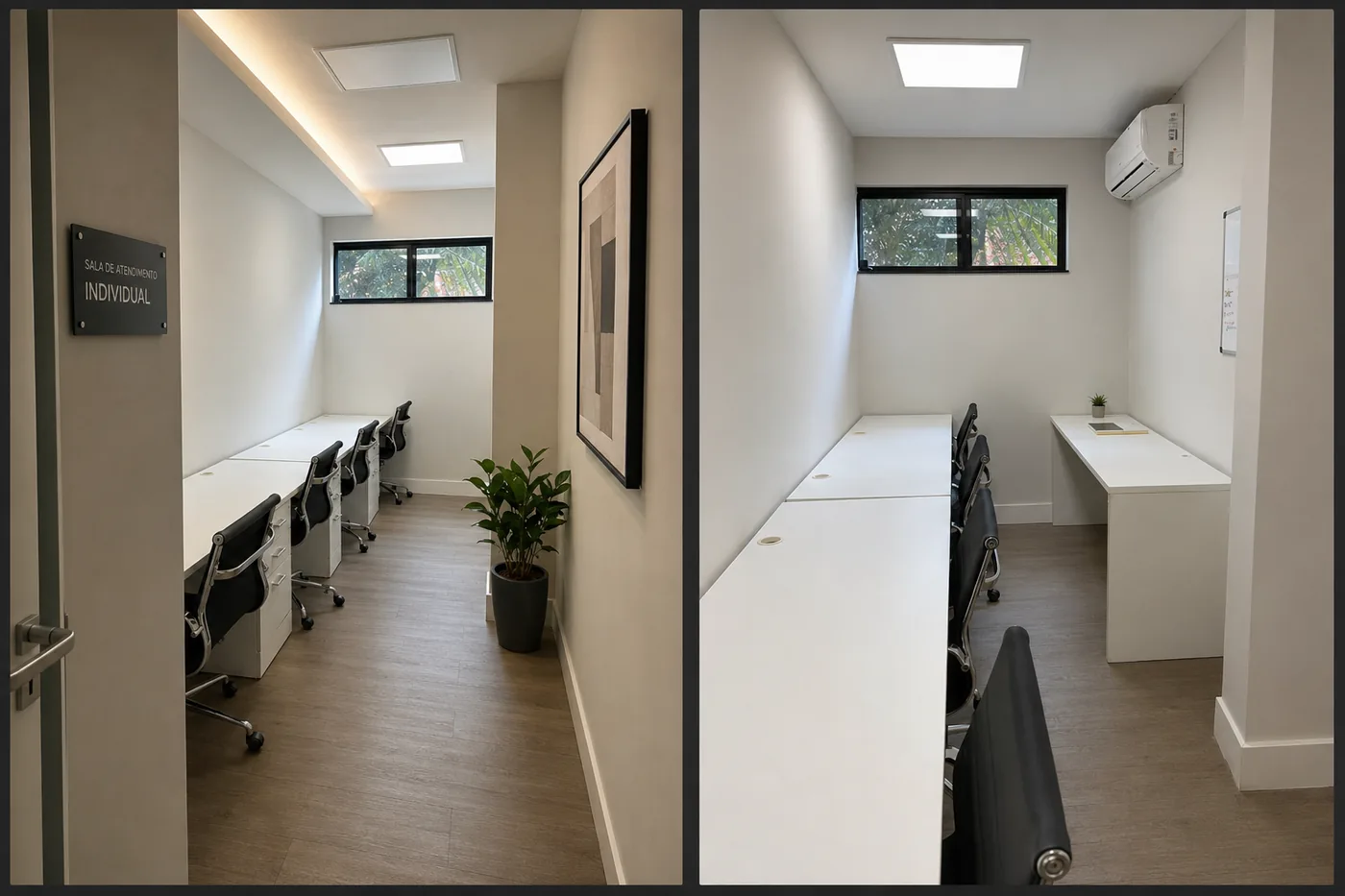 Sala privativa para equipe